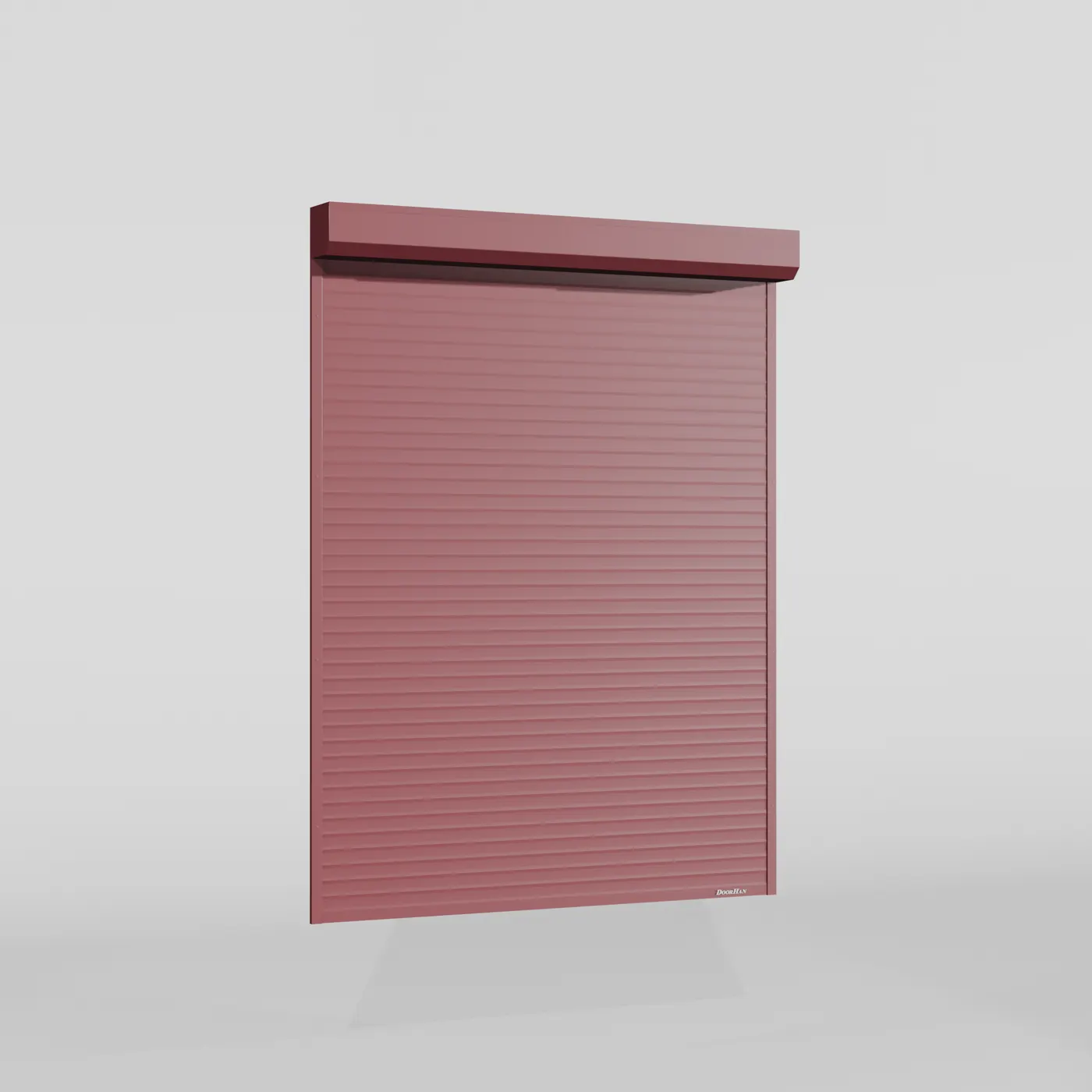 Рольставни DoorHan 2200х1200 цвета RAL 3005 (бордовый) взломостойкие с автоматикой