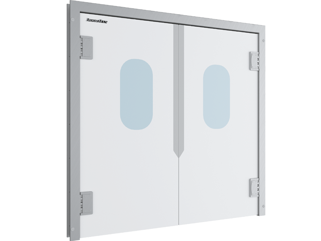 Пластиковые маятниковые двери серии SWD